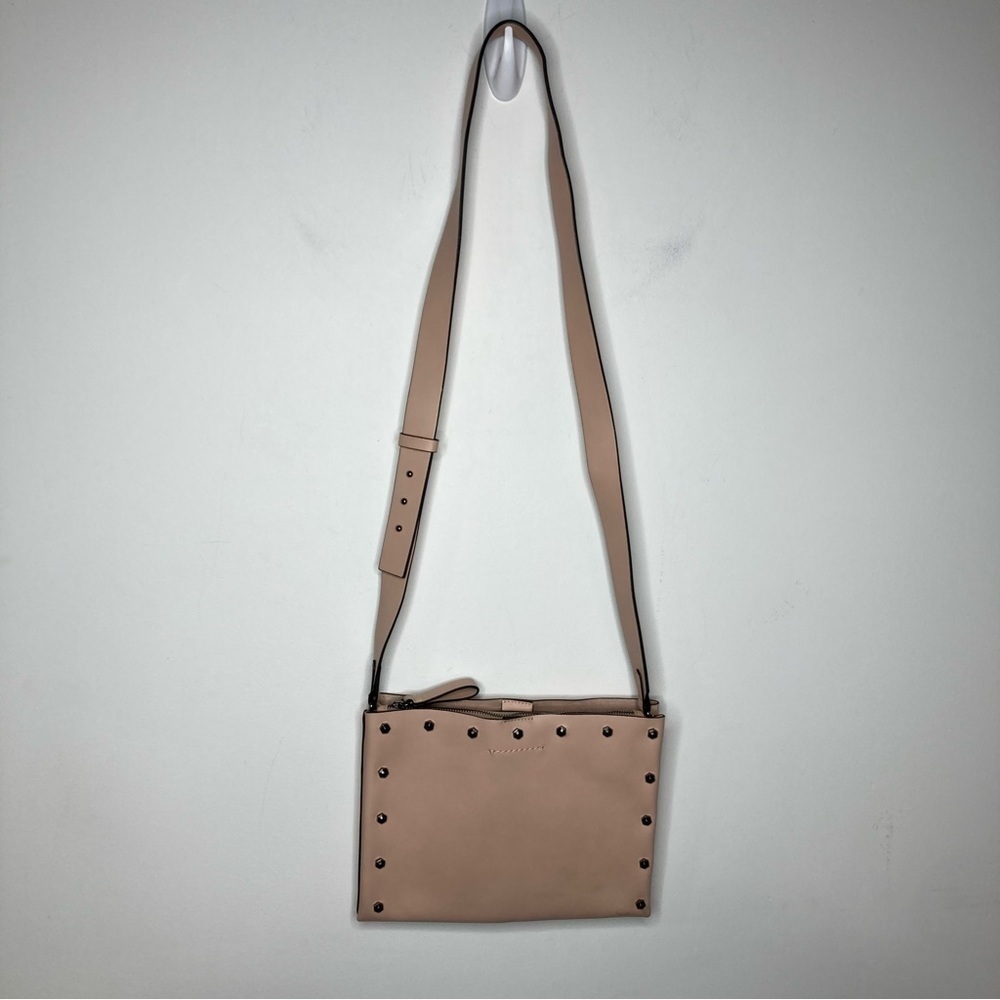 Express bolt studded leather bag